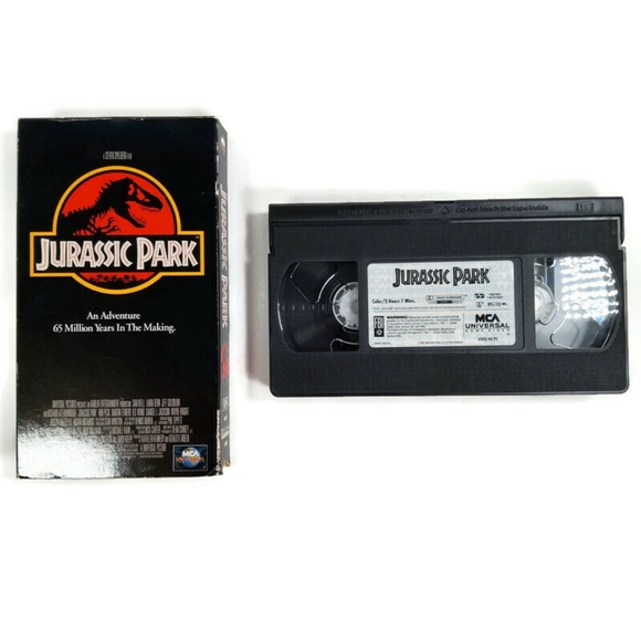 Jurassic Park 1993 Vintage VHS Tape TESTED 100% - Picture 6 of 8